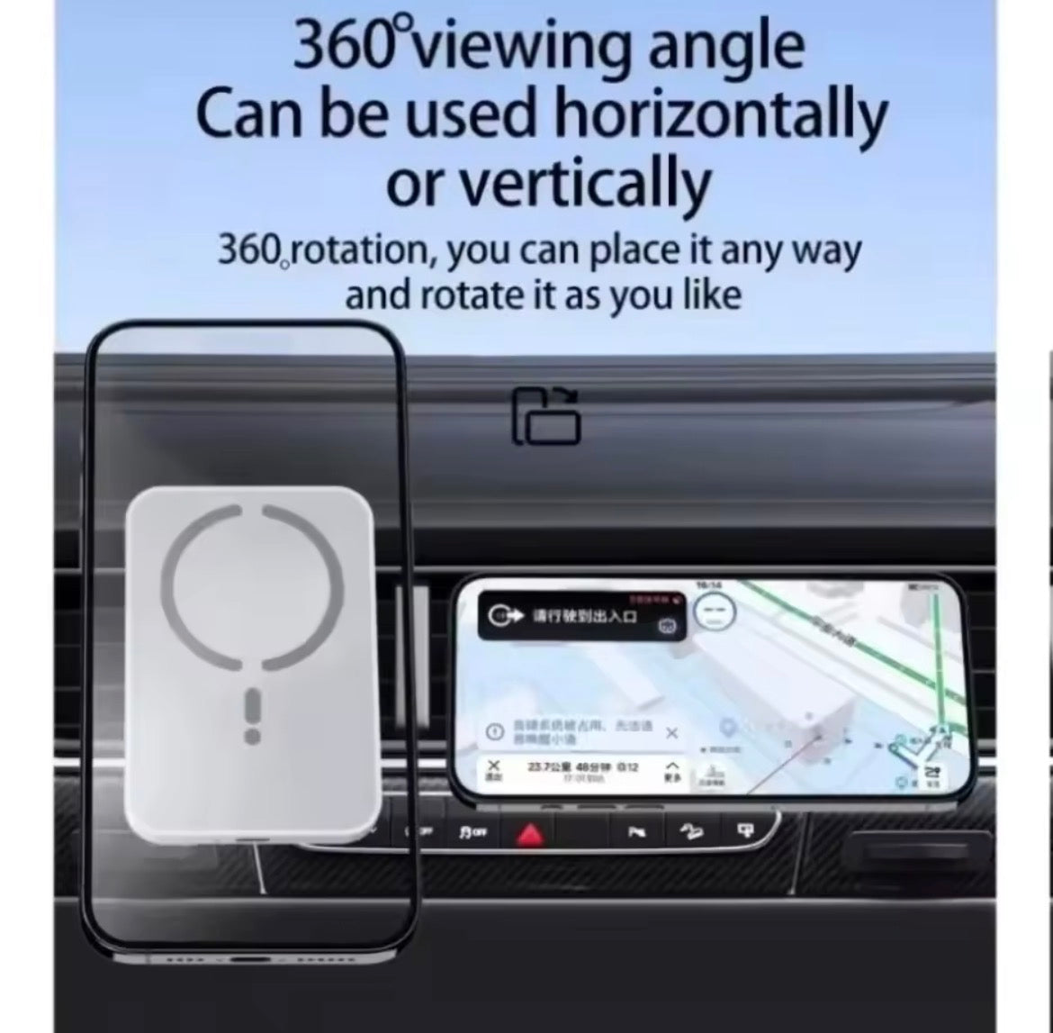 Universal Magnetic Wireless Car Charger